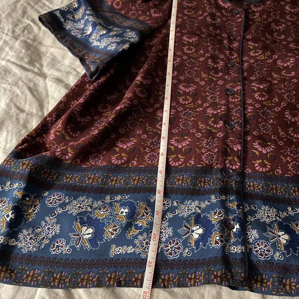 SEA NEW YORK Silk Vegetal Mandarin Blouse 4 $258 - Picture 10 of 10